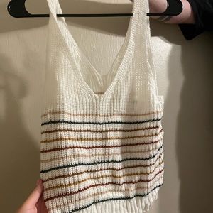 Knit tank top